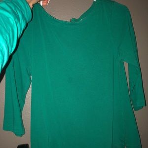 Green shirt